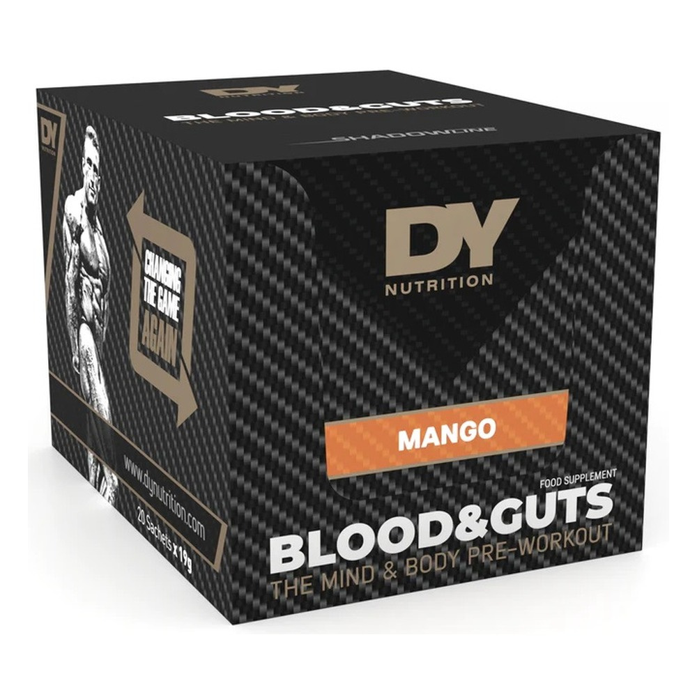 Dorian Yates Blood and Guts Pre-workout for Energy and Strength 20 Sachets