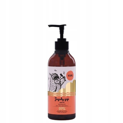 YOPE ŻEL pod prysznic JAGODY GOJI i WIŚNIA, 400ml