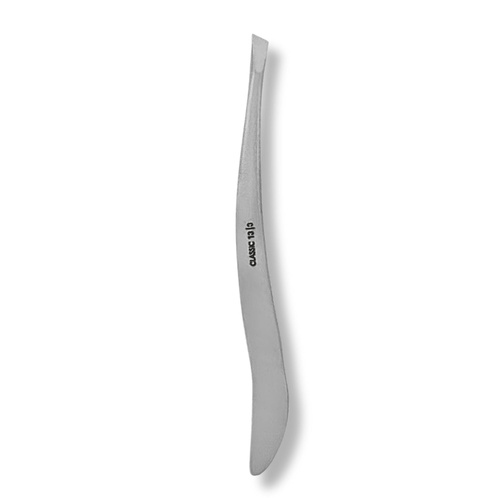 Staleks Classic 13 Type 3 Eyebrow Tweezers Wide Beveled Stainless Steel