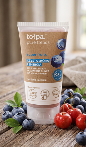 Tołpa Super Fruits Żel do Twarzy z Peelingiem 150ml