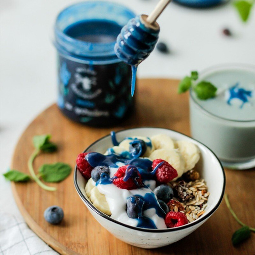 Pasieki Sadowskich Honey with Spirulina 430g