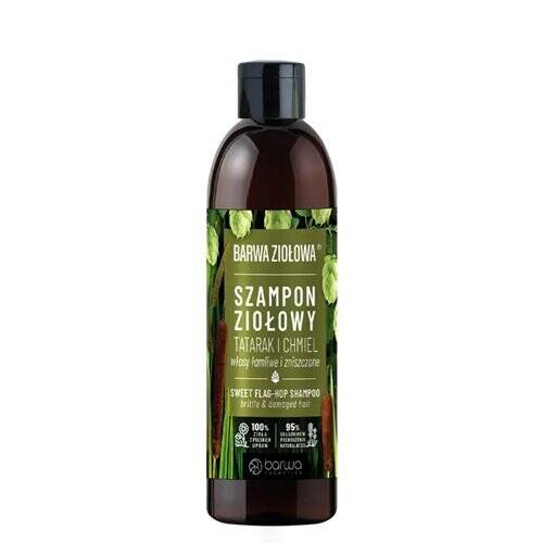 Barwa Barwa Ziołowa Szampon Ziołowy Tatarak i Chmiel dla Włosów Zniszczonych i Łamliwych 250ml