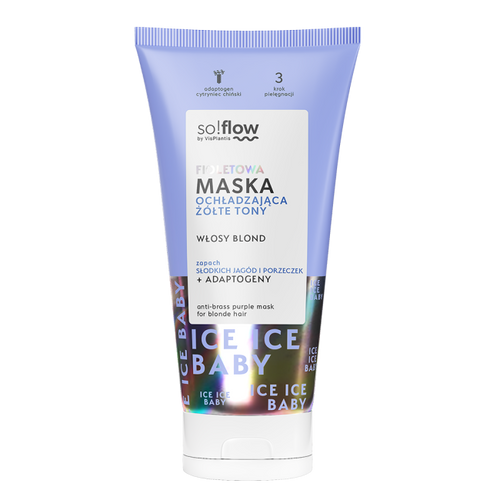 So!Flow Purple Cooling Mask Yellow Tones for Blonde Hair 200ml