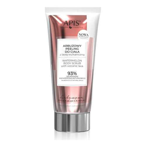 Apis Watermelon Refreshment Watermelon Body Scrub with Volcanic Lava 200ml