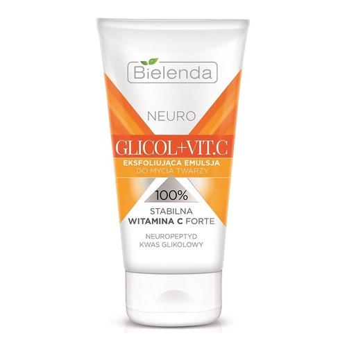 Bielenda Neuro Glycol + Vit. C Eksfoliująca Emulsja do Mycia Twarzy 150ml