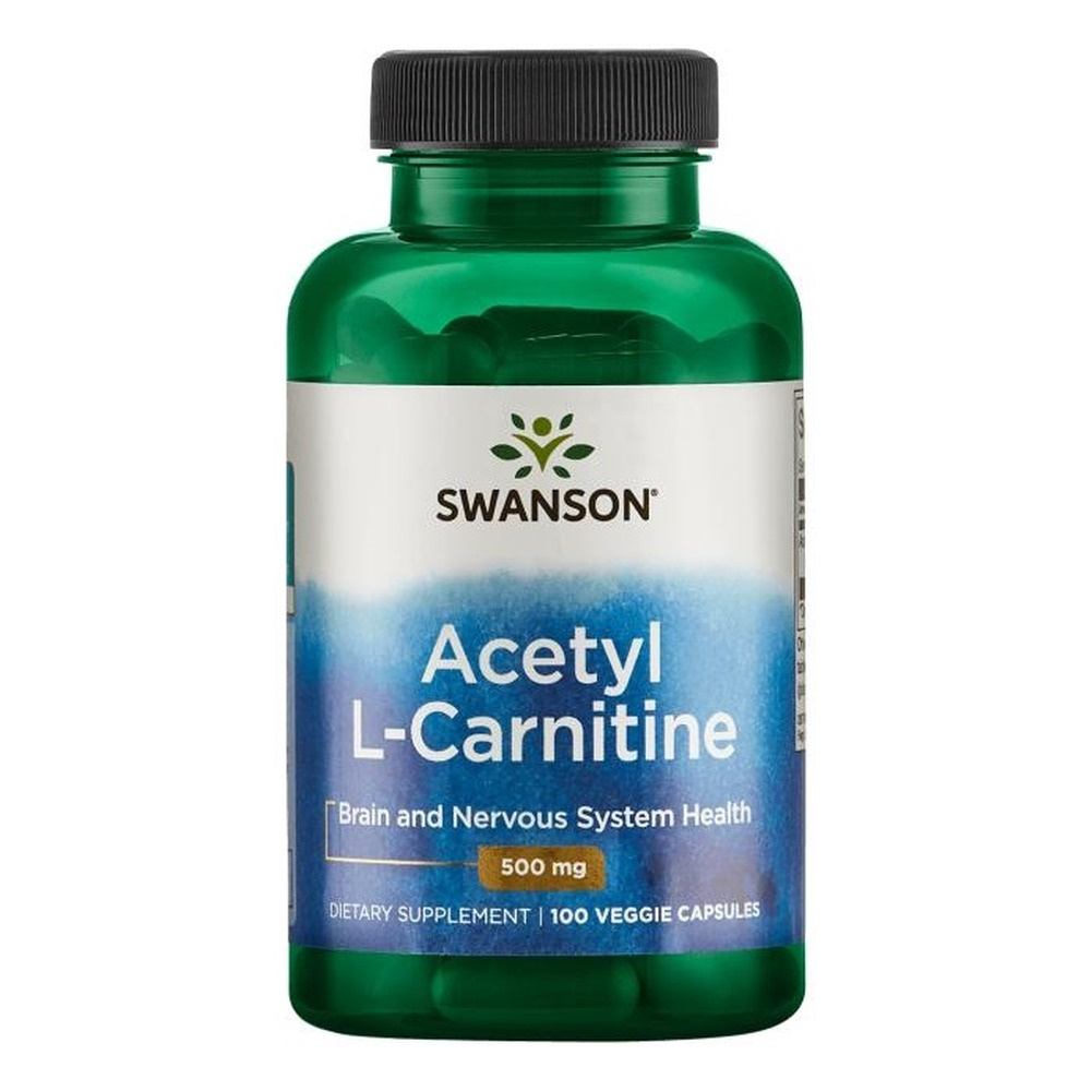Swanson Acetyl L-Carnitine 500mg 100 Vcapsules