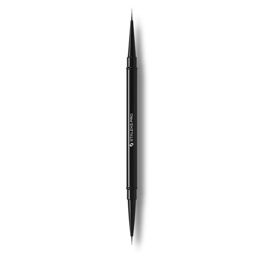 Staleks Pro Expert Double-Ended Liner Brush 7 mm / 10 mm Precision Nail Art Tool 1pc