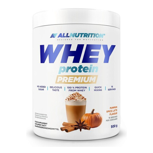 Allnutrition Whey Protein Premium koncentrat białka serwatkowego Pumpkin Spice Latte 500g