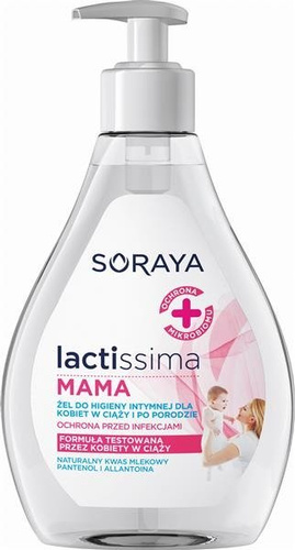 SORAYA LACTISSIMA MAMA. ŻEL do higieny intymnej dla kobiet w ciąży i po porodzie 300ml