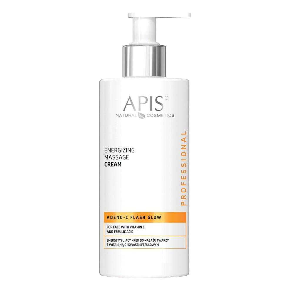 Apis Professional Adeno-C Flash Glow Energetyzujący Krem do Masażu z Witaminą C 300ml