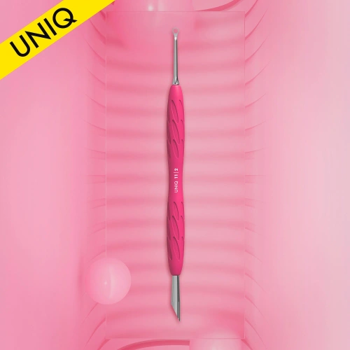 Staleks Pro Uniq Kopytko do Manicure Gummy z Silikonową Rękojeścią UNIQ 11 TYPE 2 Kopytko Skośne i Pierścień 1 Sztuka