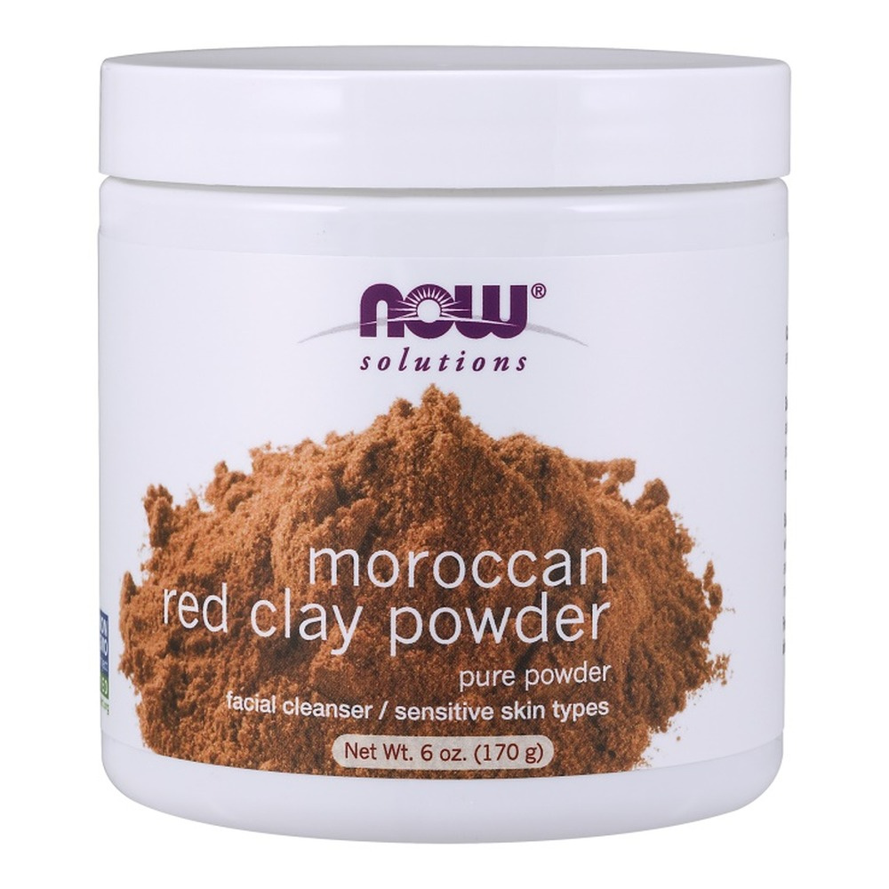 Now Foods Red Clay Powder Moroccan Red Clay for Sensitive Skin 170g