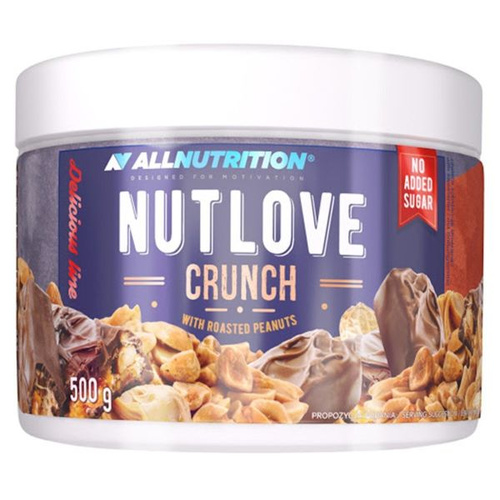 AllNutrition NutLove Crunch Krem Mleczno Czekoladowy z Orzeszkami Ziemnymi 500g