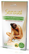 Joanna Sensual Body Depilatory Patches for Sensitive Skin Aloe 12 Pieces