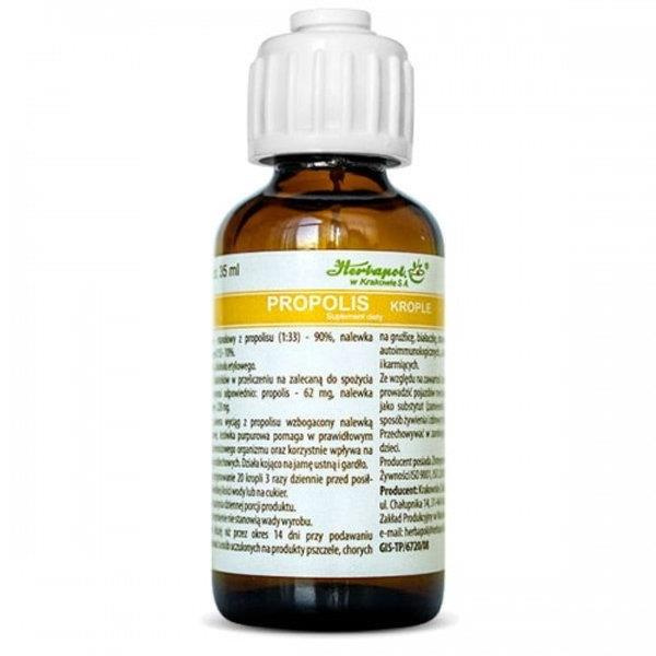 Herbapol Propolis Drops Immunity Support with Echinacea Root 35ml Best Before 31.05.26