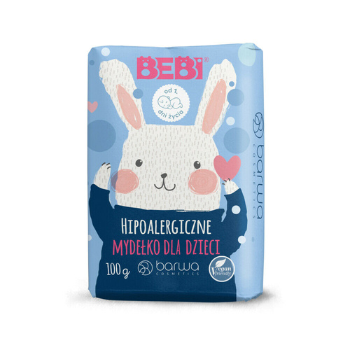 Barwa Bebi Delikatne Naturalne Mydełko Toaletowe dla Niemowląt i Dzieci 100g