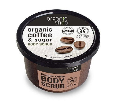 ORGANIC SHOP body scrub Brazilian Coffee, 250ml