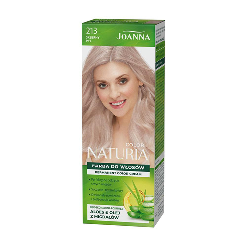 Joanna Naturia Permanent Hair Color Paint Care Shine No. 213 Silver Dust 100ml