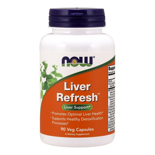 Now Foods Liver Refresh Supports Body Detoxification Processes 90 Capsules