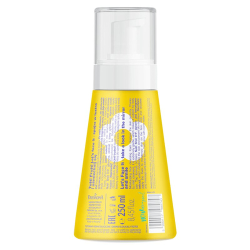Tutti Frutti Let's Face It Nawilżająca Pianka do Mycia Twarzy z Gliceryną 8% + Nutri Shot E+F 250ml