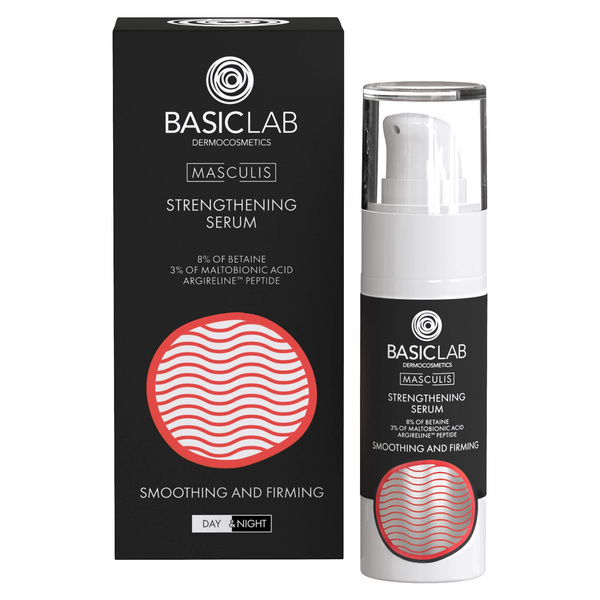 BasicLab Masculis Wzmacniające Serum do Twarzy 30ml