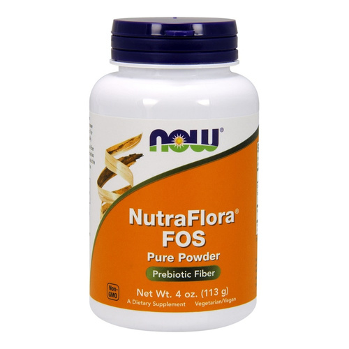 Now Foods NutraFlora FOS Pure Powder Naturalny Błonnik 113g