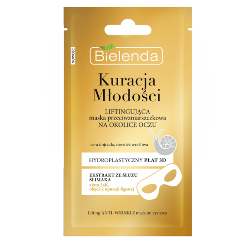 BIELENDA YOUTH TREATMENT Lifting anti wrinkle mask in the patch for the eyes 23g