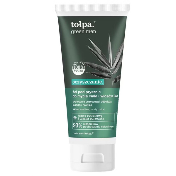 Tolpa Green Men Oczyszczający żel pod prysznic 2w1 200ml