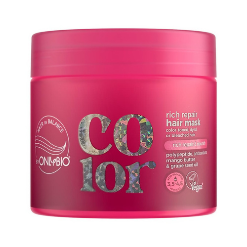 OnlyBio Hair in Balance Kolor Maska Kuracja Odbudowująca 280ml