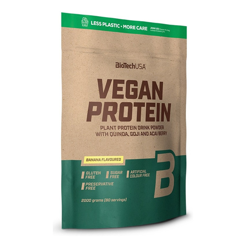 BioTechUSA Vegan Protein, Banana 2000g