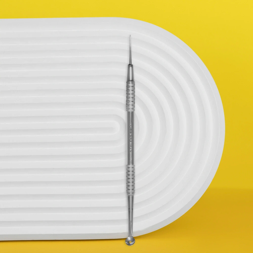 Staleks Pro Łyżka Kosmetyczna Dwustronna EXPERT 20 TYPE 4 Uno i Igła Vidala 1 Sztuka