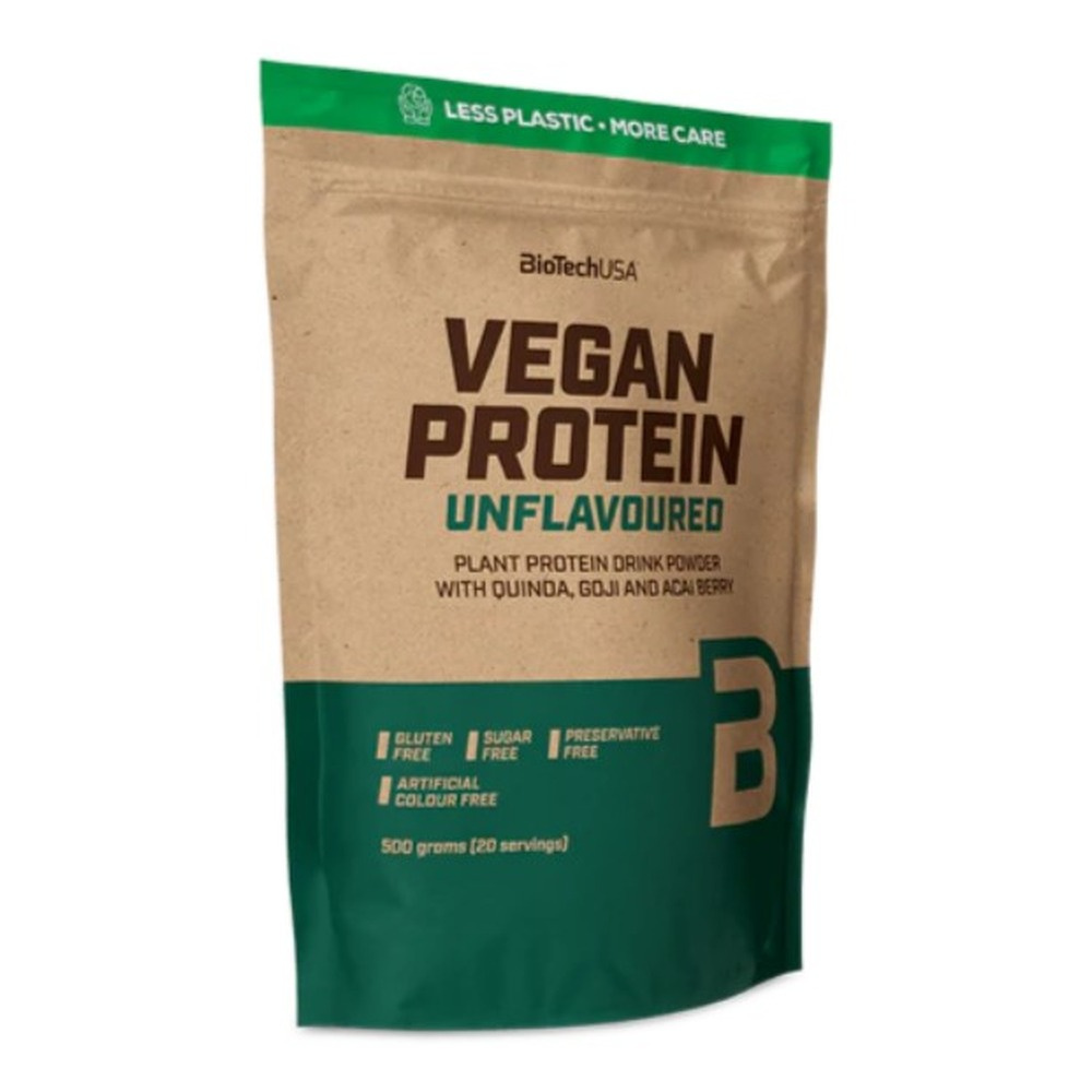 BioTechUSA Vegan Protein Plant Protein Powder, Unflavoured 500g