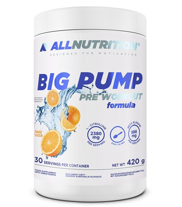 Allnutrition Big Pump Pre-workout Formula Orange 420g