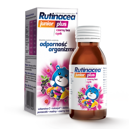 Aflofarm Rutinacea Junior Plus Wsparcie Odporności dla Dzieci 100ml