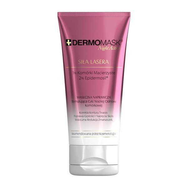 L'BIOTICA DERMOMASK Night Active SIŁA LASERA, Maseczka naprawcza, 30ml