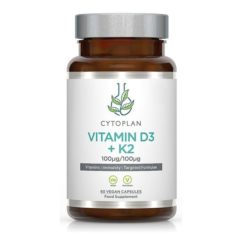 Cytoplan Vitamin D3 K2 for Bone and Immune Support 60 Capsules
