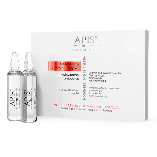 Apis Expert Med Multivitamin Ampoules for Skin Revitalisation 5x10ml