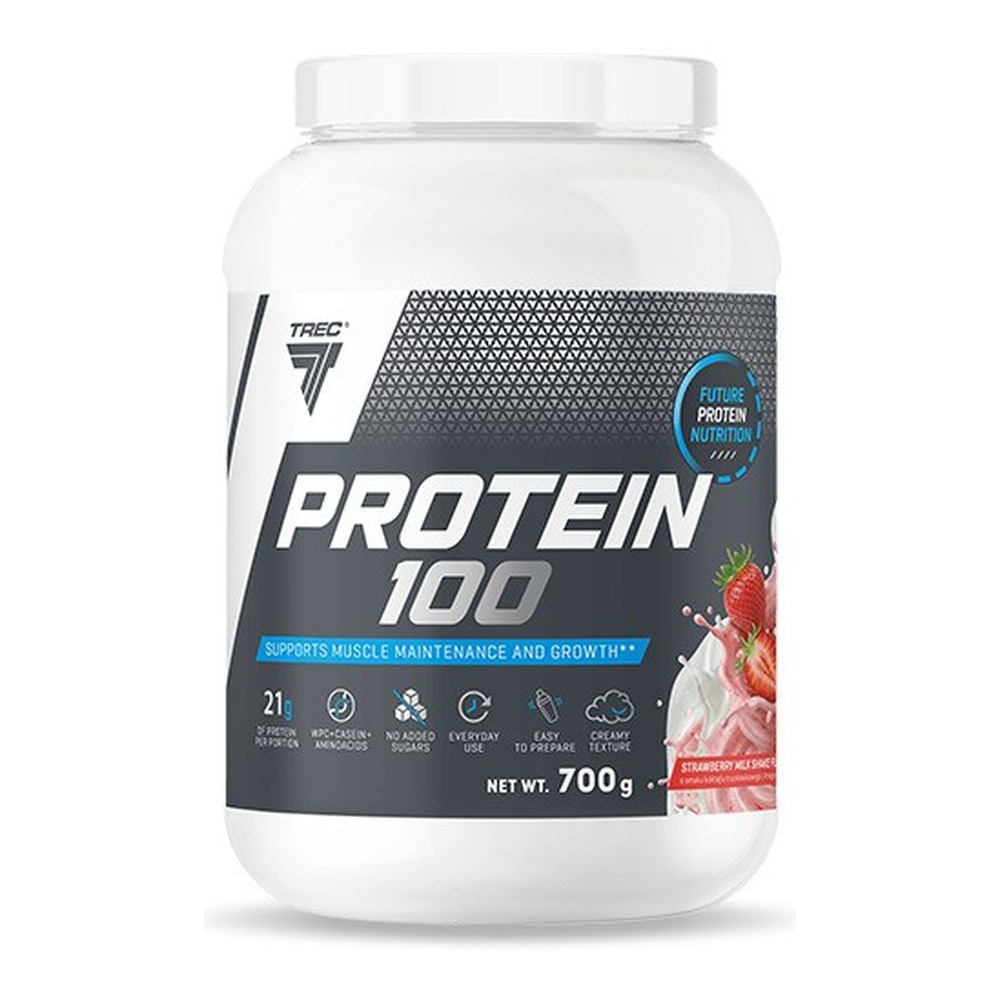 Trec Nutrition Protein 100 Protein Powder Strawberry Milkshake 700g
