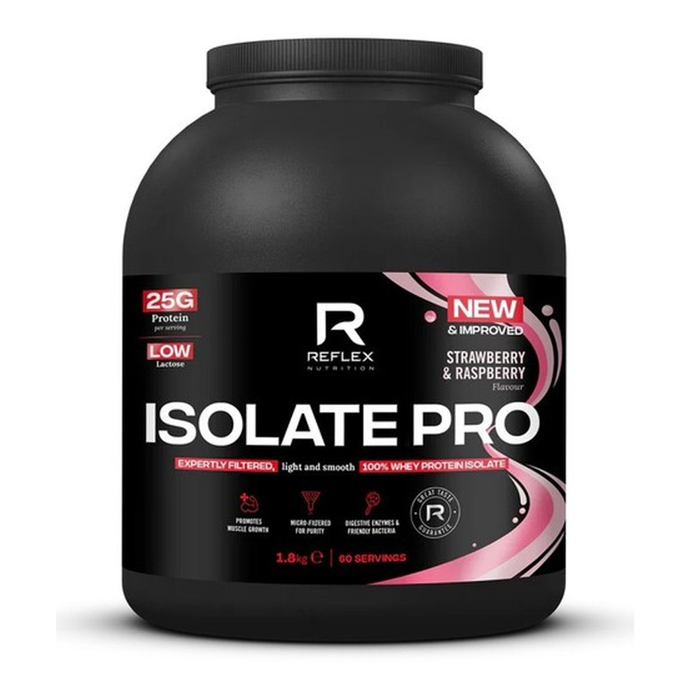 Reflex Nutrition Isolate Pro Whey Protein Isolate Strawberry & Raspberry 1800g