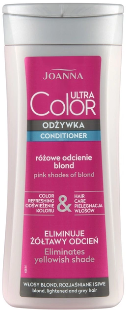 Joanna Ultra Colour Odżywka do Włosów Różowe Odcienie Blond 200g