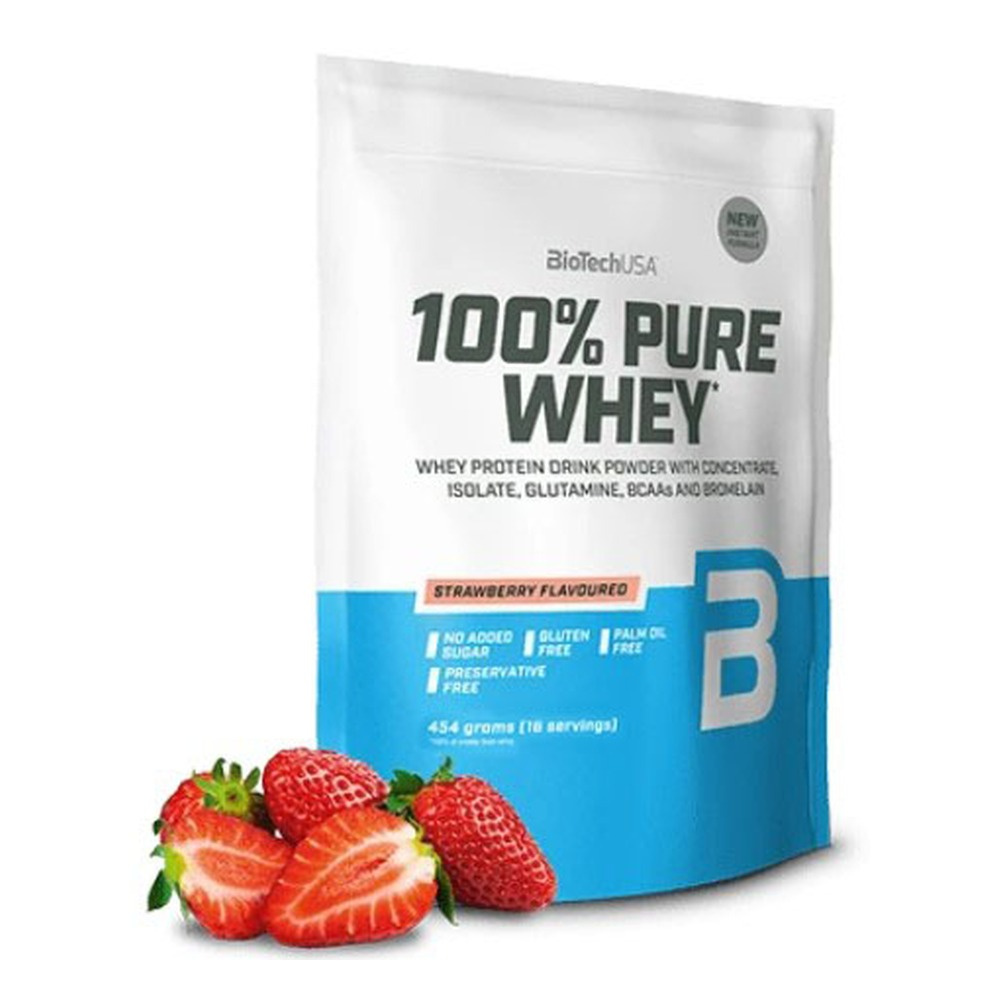 100% Pure Whey, Strawberry - 454g