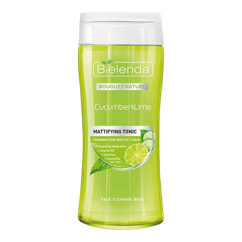Bielenda Tonik Matujący Ogórek&Limonka Cera Mieszana I Tłusta 200ml