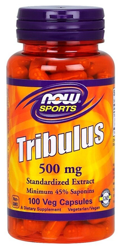 Now Foods Tribulus 500mg Buzdyganek Wspomaga Pracę Nerek Zwiększa Libido 100 Kapsułek