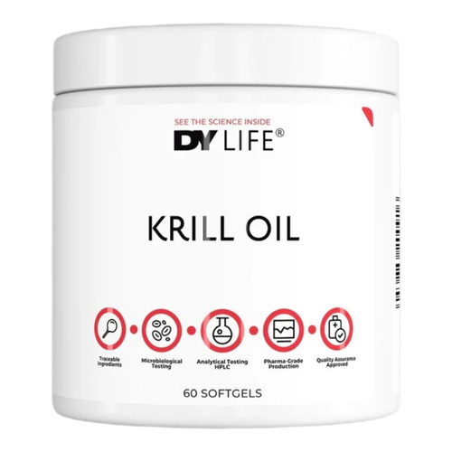 Dorian Yates DY LIFE Olej z Kryla 60 Kapsułek Miękkich