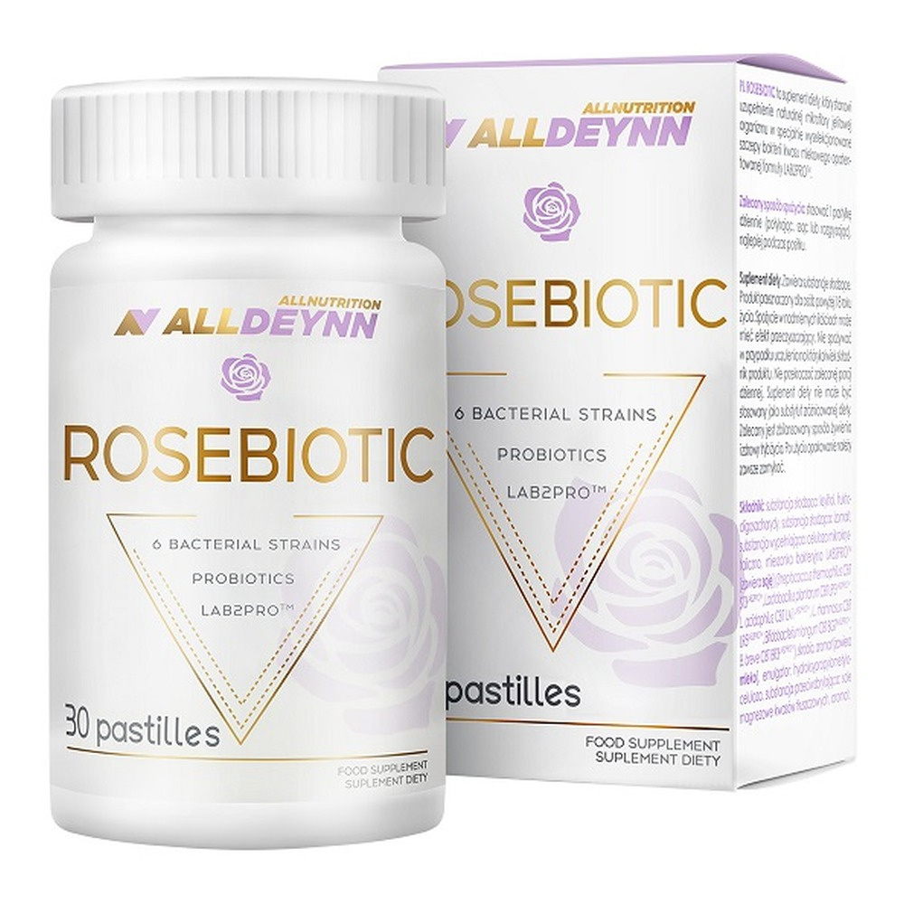 AllDeynn RoseBiotic Synbiotic Immune System Digestion 30 Lozenges