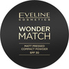 Eveline Wonder Match Matte Pressed Powder with Protective Filter SPF30 No. 01 Light Beige 8g