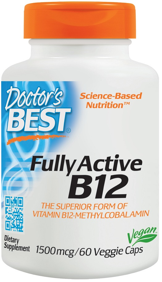 Doctor's Best Fully Active B12 1500mcg 60 Capsules