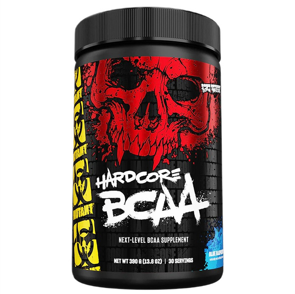 Mutant Hardcore BCAA w Proszku z Elektrolitami na Wsparcie Treningu Niebieska Malina 390g