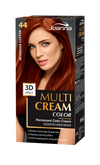 Joanna Multi Cream Color Farba do Włosów z Efektem 3D z Długotrwałym Efektem Nr 44 Intensywna Miedź 1 Sztuka