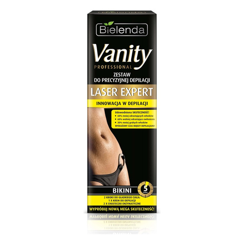 Bielenda Vanity Laser Expert Zestaw do Precyzyjnej Depilacji Bikini 100ml